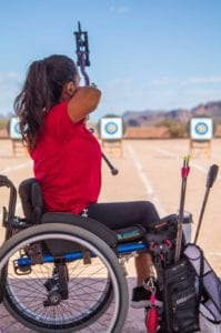 Arizona Disabled Sports woman archer