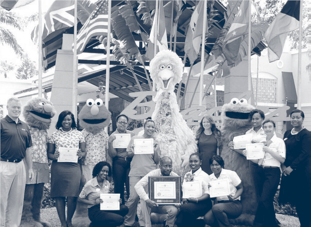 Beaches Resort holding Advanced Cerified Autism Center certification