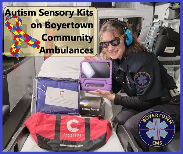 Boytertown Ambulance Services Sensory Kits