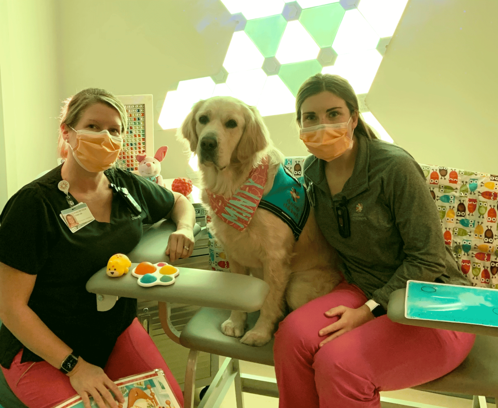 Dayton Children's Hospital offers sensory room plus service dog