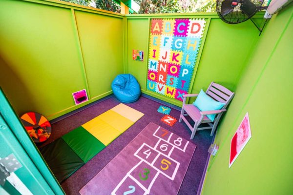 Sesame Place Quiet Room with Play materials for people with sensory sensitivities