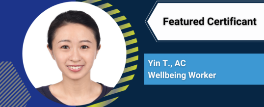 Featured Certificant: Yin T.