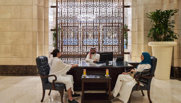 Makkah Clock Royal Tower reception area
