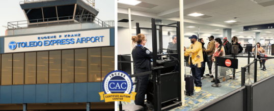 Eugene F. Kranz Toledo Express Airport Becomes First U.S. Airport To Be A Certified Autism Center™