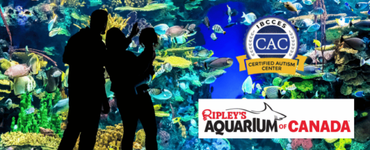Ripley’s Aquarium of Canada Receives Recertification as Certified Autism Center™, Demonstrates Ongoing Commitment to Enhancing Accessibility