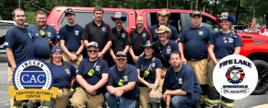 Fife Lake Springfield Fire Department Undergoes  Autism Training, Becomes Certified Autism Center™