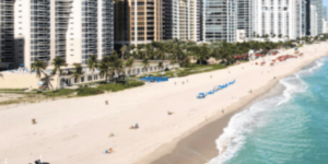 greater_miami_visitor_v2 Miami beach shoreline with hotels in the background